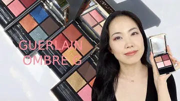 GUERLAIN OMBRES G EYESHADOW QUADS REVIEW & TRY ON