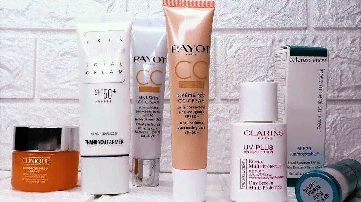 Payot СС крем с SPF  50 солнцезащитным свойством.Clinique гель spf 40