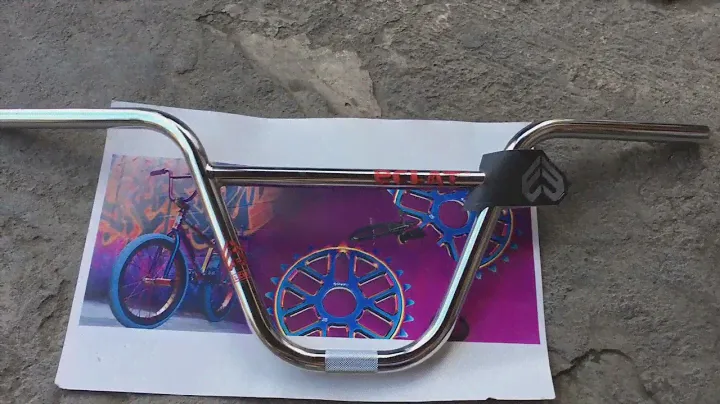 Eclat lewis mills handlebar chrome 9.5 eclat bmx fiend bmx