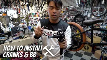 How To Install Cranks & Bottom Brackets - BMX