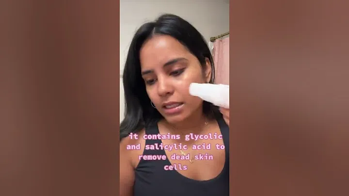 First impressions of Clarins Beauty Flash Resurfacing Peel at home #facepeel #darkspotstreatment