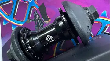 eclat cortex front hub bmx hub with hubguarr