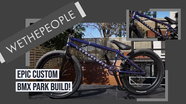 CUSTOM "GALACTIC PURPLE" WETHEPEOPLE BMX BIKE