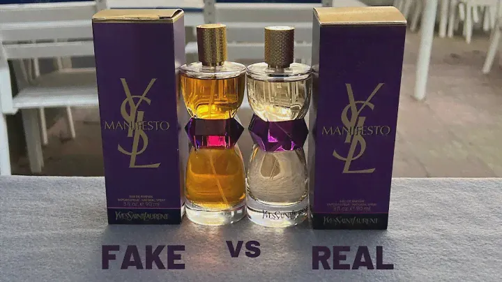 Fake vs Real Yves Saint Laurent Manifesto Perfume