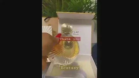 Eclat Oro Perfume Sampling and Visualisation